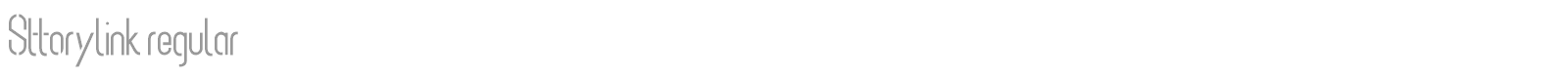 Sttorylink font preview